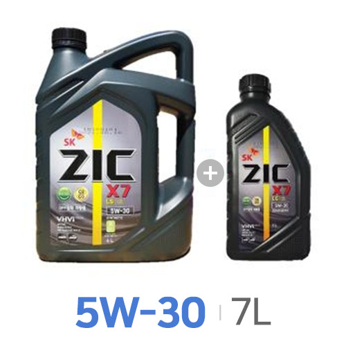 SK엔무브 ZIC X7 LS 5W30 7L : 에누리 가격비교