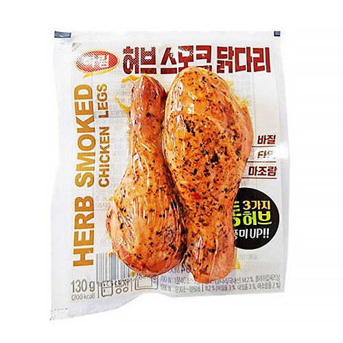 하림  허브를 입힌 스모크 닭다리 130g
