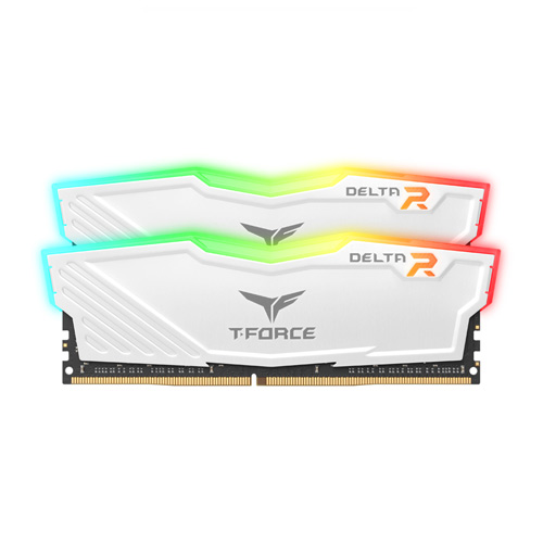 TeamGroup T-Force DDR4-3200 CL16 Delta RGB 화이트 패키지 서린[16GB(8Gx2)]