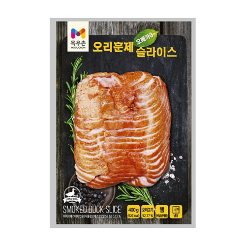 목우촌  오메가3 오리훈제 슬라이스 400g