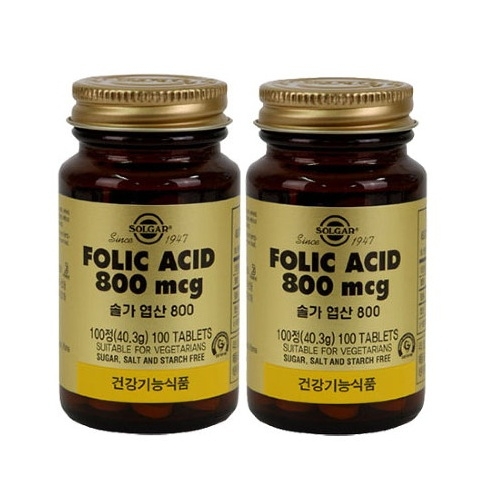 솔가 엽산 800mcg 100캡슐