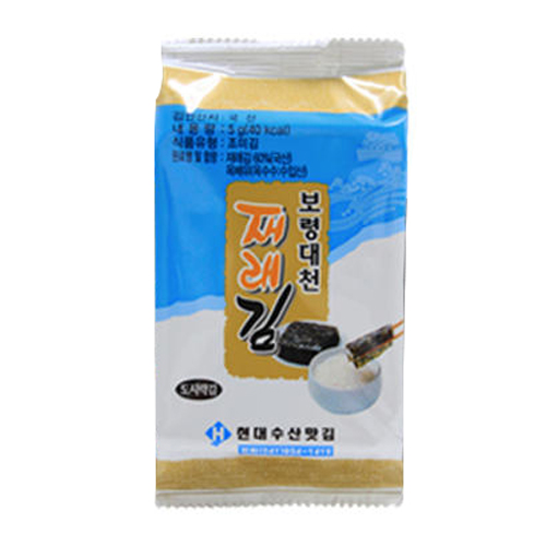 현대수산맛김  조미구이 재래 도시락김 5g