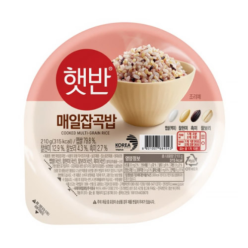 CJ제일제당 햇반 매일 잡곡밥 210g [48개]