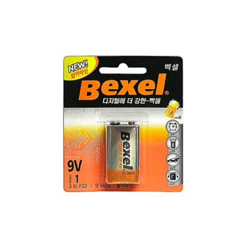 벡셀  알카라인 9V