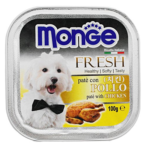  바우와우 Monge 사각캔 닭고기 100g [1개]