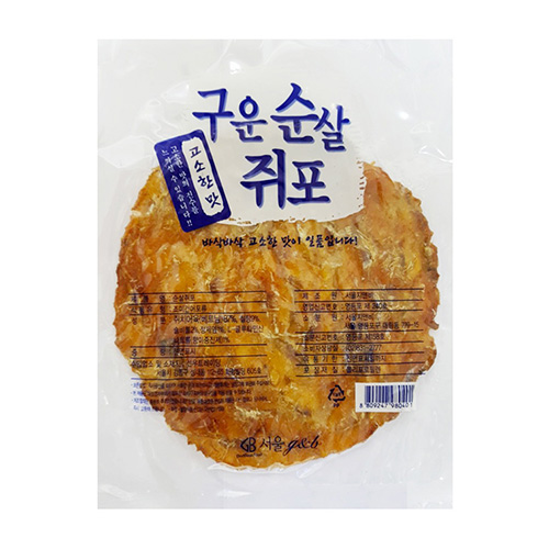 서울지앤비  구운 순살 쥐포 36g
