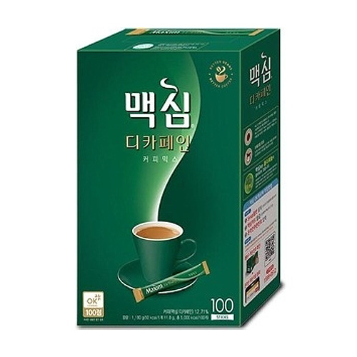 동서식품 맥심 디카페인 커피믹스 스틱 100개입[4개]