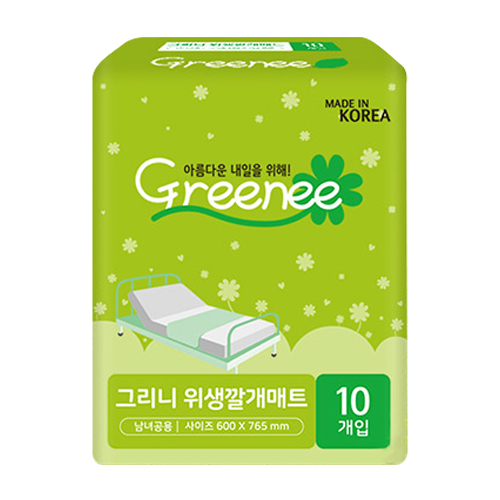 디케이코리아 그리니 위생깔개매트 10개