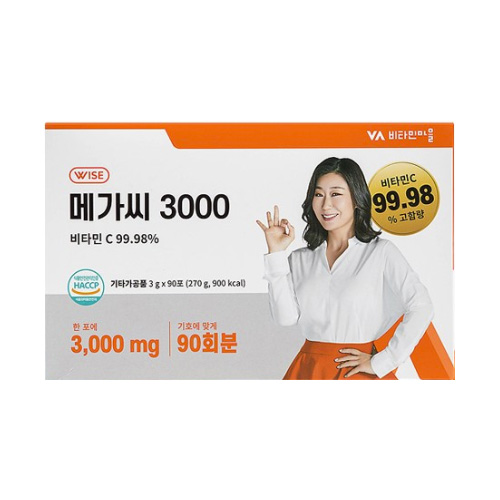비타민마을 메가씨 3000 3g 90포
