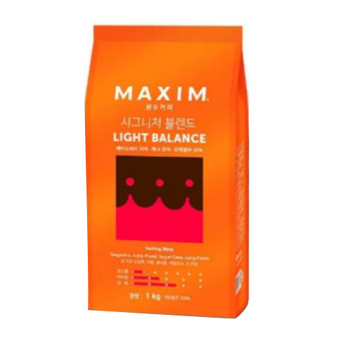 동서식품 맥심 시그니처 블렌드 라이트 밸런스 1kg