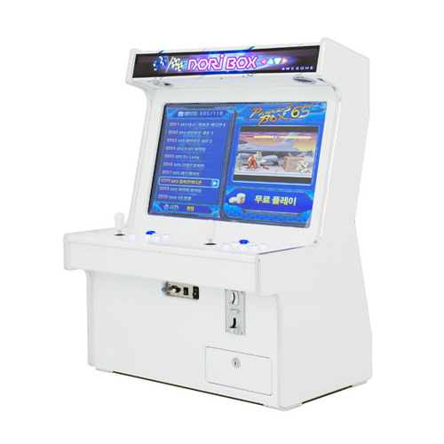 노리박스  27형 화이트 좌식형 오락기