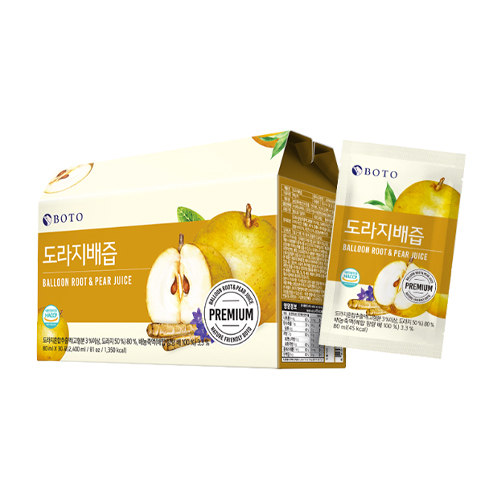 보뚜슈퍼푸드 도라지배즙 80ml 30포