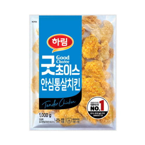 하림  굿초이스 안심통살치킨 1kg