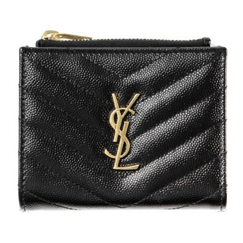 생로랑 모노그램 지퍼 카드지갑_575879 BOW01 1000