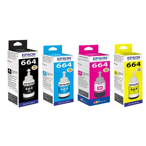 EPSON  리필 664 (T6641, T6642, T6643, T6644) 4색 세트