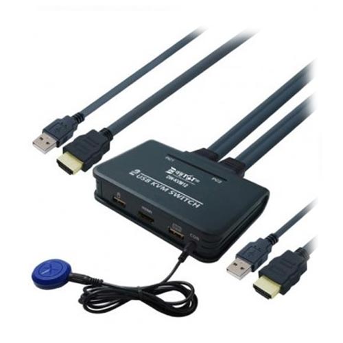 대원TMT  1:2 USB HDMI KVM 스위치 (DW-KVM12)