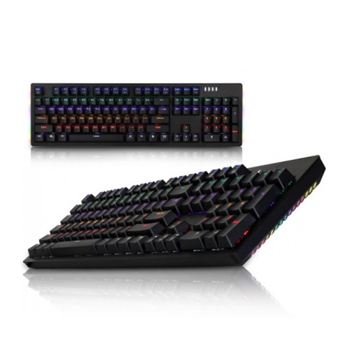 ABKO Hacker K550 A광축 축교환 측면 RGB 라이팅 완전방수 이중사출 게이밍 키보드