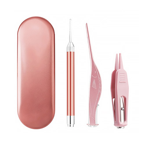 리빙홈 LED 라이트 귀이개 핀셋형 3종세트