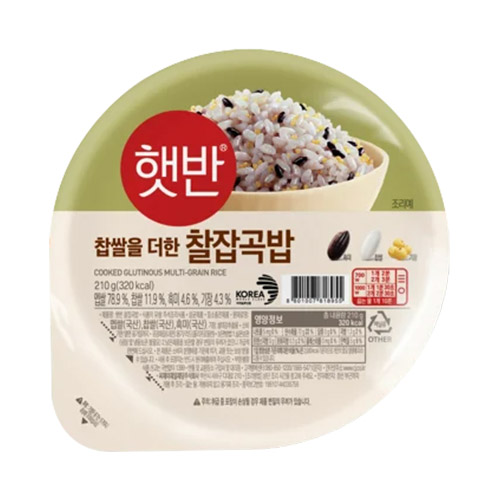 CJ제일제당  햇반 매일 찰잡곡밥 210g