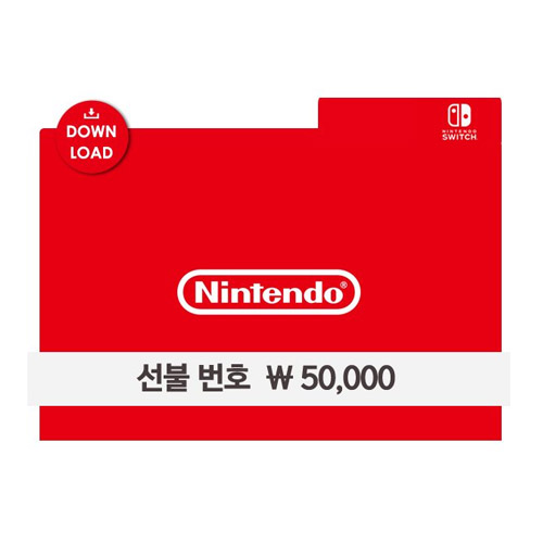Nintendo  닌텐도 선불 카드 국내