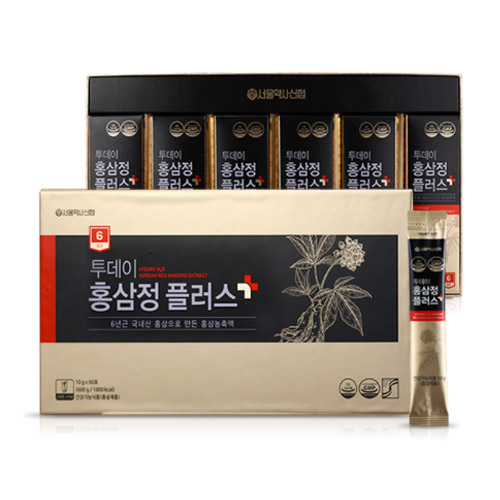 서울약사신협 6년근 투데이 홍삼정 플러스 스틱 10g 60포