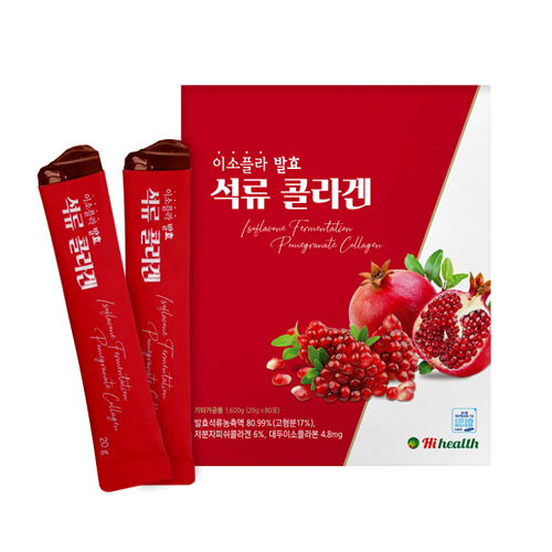 하이헬스 이소플라 발효 석류 콜라겐 20g 80포