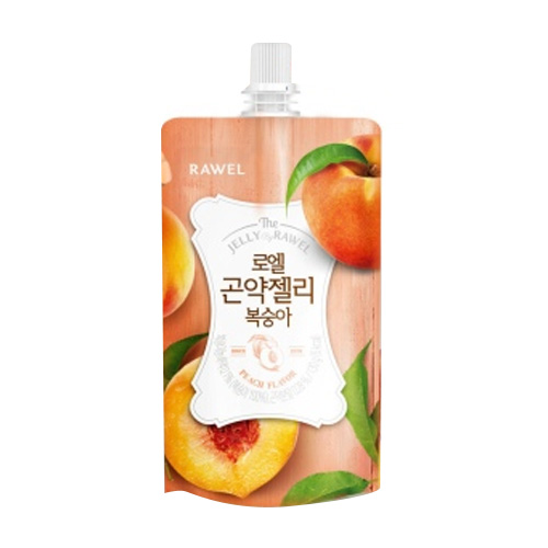로엘  곤약젤리 복숭아 130g