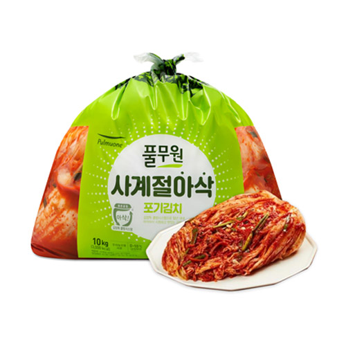 풀무원  사계절 아삭 포기김치 10kg