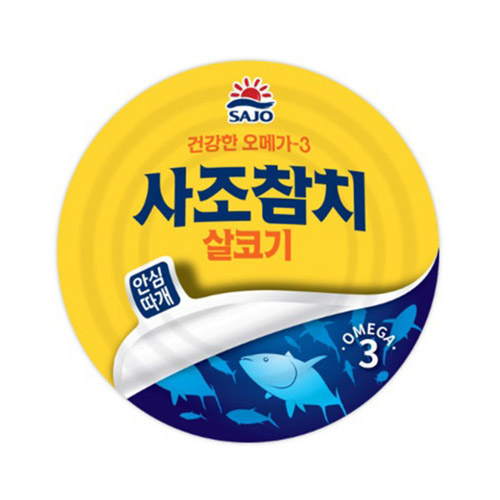 사조대림  살코기 참치 안심따개 85g