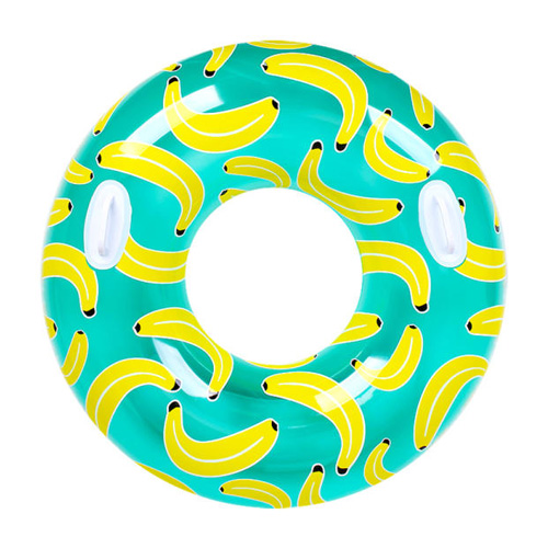 케이에스몰 써니워터 원형 바나나 튜브 110cm