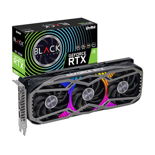 이엠텍  지포스 RTX 3080 BLACK EDITION OC D6X 10GB