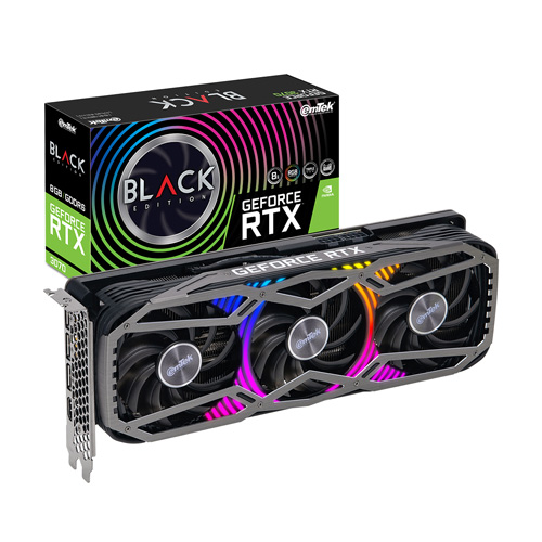 이엠텍 지포스 RTX 3070 BLACK EDITION OC D6 8GB