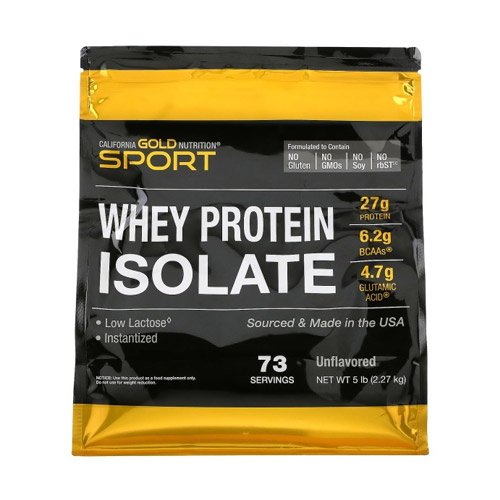 캘리포니아골드뉴트리션 웨이 프로틴 아이솔레이트 무맛 2.27kg