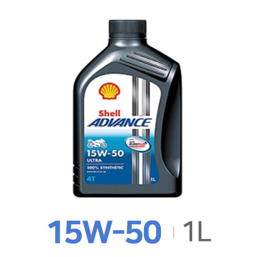 쉘  어드밴스 울트라 4T 15W50 1L