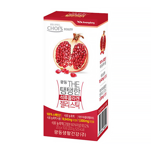 광동생활건강 더 탱탱한 석류콜라겐 젤리스틱 20g 10포