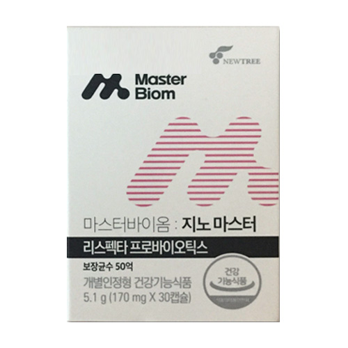 뉴트리 마스터바이옴 지노마스터 170mg 30캡슐