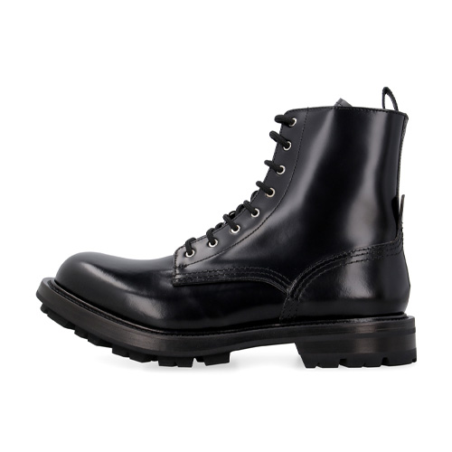 알렉산더맥퀸 STIVALETTI IN PELLE WORKER 부츠 651621 WHZ80