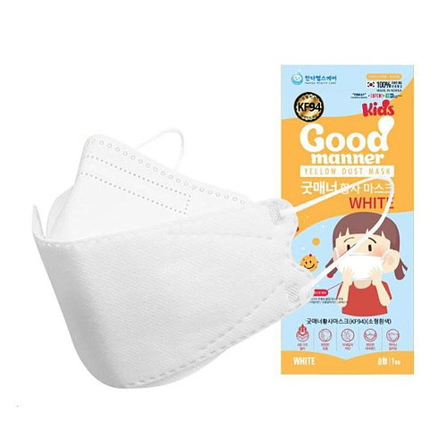 한다헬스케어 굿매너 황사 방역용 마스크 소형 KF94