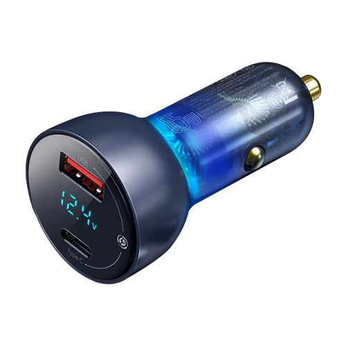 베이스어스  차량용 QC+PPS 65W 메탈 듀얼 고속 시가잭 충전기 VCKX65C