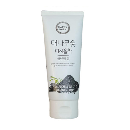 해피바스 대나무숯 피지흡착 클렌징폼 200g