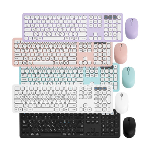 한성컴퓨터  BKM500 듀얼 무선 키보드 마우스 세트