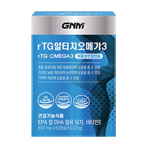  GNM자연의품격 알티지 오메가3 60캡슐 [11개]