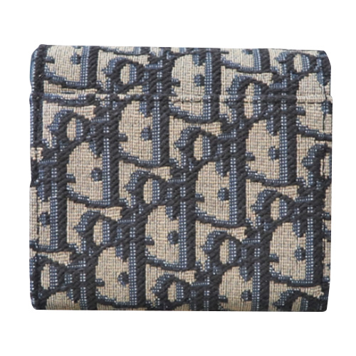 크리스찬디올 오블리크 자카드 새들 반지갑_S5652CTZQ M928