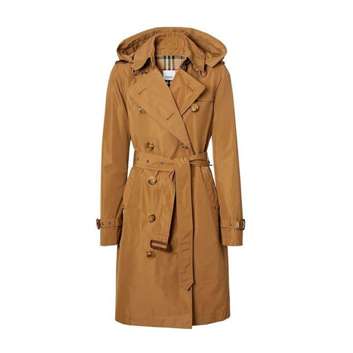 버버리 후드 트랜치 코트_8033521