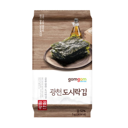 광천맛김식품  곰곰 광천 도시락김 5g