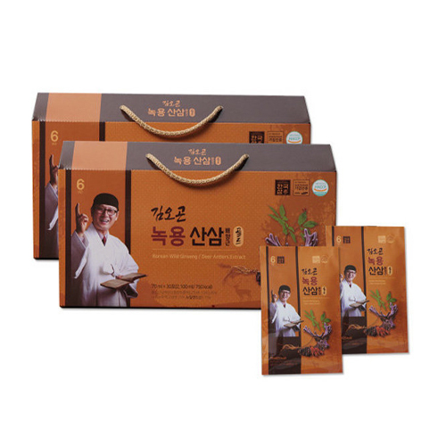 한국삼 김오곤 녹용산삼배양근골드 70ml 30포
