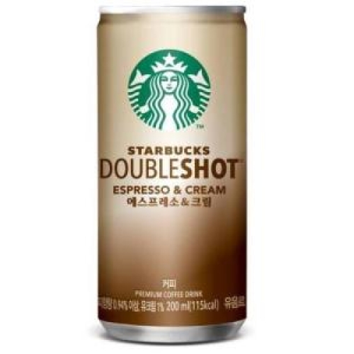 스타벅스 더블샷 에스프레소&크림 200ml [4개]
