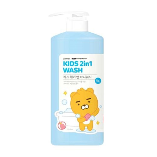 베비언스 리틀프렌즈 키즈 2in1 헤어 앤 바디워시 1000ml