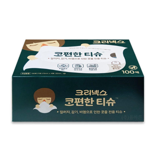 크리넥스 코편한 티슈 100매