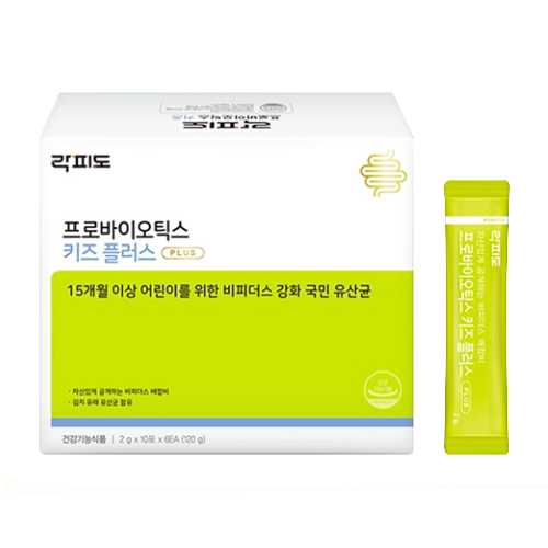 락피도 프로바이오틱스 키즈 플러스 2g 60포